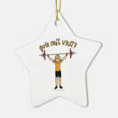 Ornement Étoile En Céramique Lifter de poids (Blonde) (Gauche)