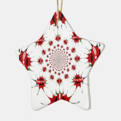 Ornement Étoile En Céramique Magic Kenya : Kaleidoscope 🇰 identité culturelle (Gauche)