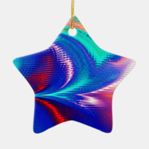 Ornement Étoile En Céramique Marbre Chrystal 2