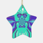 Ornement Étoile En Céramique Mélange violet Hakuna Matata (Droite)