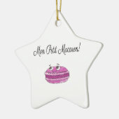 Ornement Étoile En Céramique Mon Petit Macaron (Gauche)