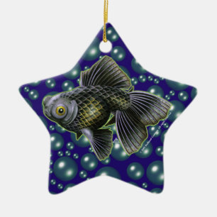 Ornement Étoile En Céramique Moog the Black Moor Star Ornament