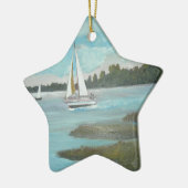 Ornement Étoile En Céramique Navigation du Matanzas (Gauche)