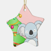 Ornement Étoile En Céramique Noël de koala (Gauche)
