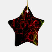 Ornement Étoile En Céramique Nous aimons (Droite)