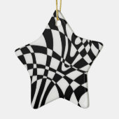 Ornement Étoile En Céramique Optique #1a par Michael Moffa (Gauche)