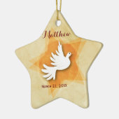 Ornement Étoile En Céramique Personnaliser Confirmation Félicitations Cadeau Co (Gauche)