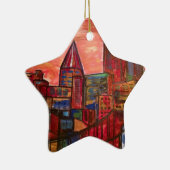 Ornement Étoile En Céramique Pittsburgh (Droite)