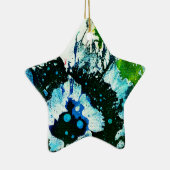 Ornement Étoile En Céramique Polychromoptique #2C par Michael Moffa (Droite)
