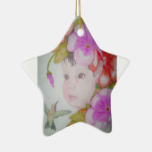 Ornement Étoile En Céramique Première fée de Noël de Babys (Droite)