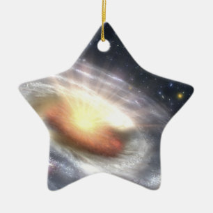 Ornement Étoile En Céramique Quasar Black Hole de la NASA