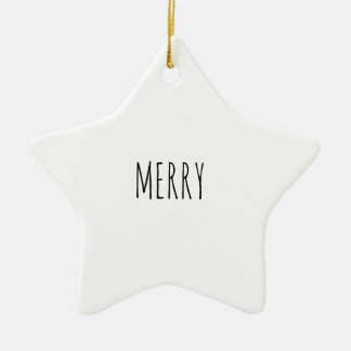 Ornement Étoile En Céramique Rae Dunn a inspiré l'ornement