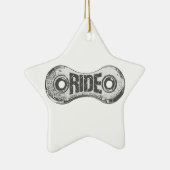 Ornement Étoile En Céramique Ride (Droite)