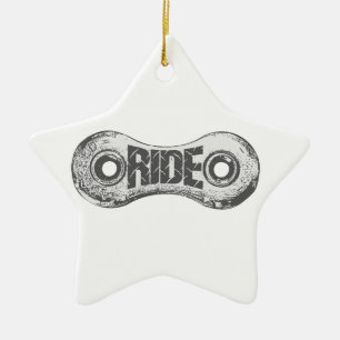 Ornement Étoile En Céramique Ride