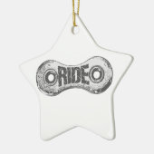 Ornement Étoile En Céramique Ride (Gauche)