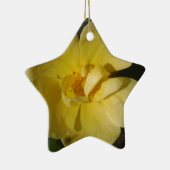 Ornement Étoile En Céramique Rose jaune sauvage (Droite)