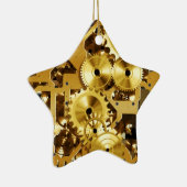 Ornement Étoile En Céramique Rouages une étoile (Droite)