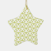 Ornement Étoile En Céramique Sage Pinwheels (Droite)