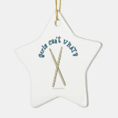 Ornement Étoile En Céramique Sticks à tambour (Gauche)