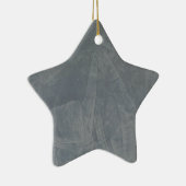 Ornement Étoile En Céramique Suède Gris (Droite)