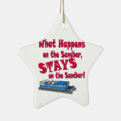 Ornement Étoile En Céramique Sur Le Sandbar (Droite)