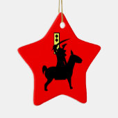 Ornement Étoile En Céramique Tiny Samurai (Droite)