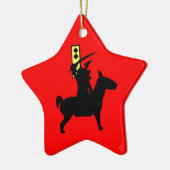 Ornement Étoile En Céramique Tiny Samurai (Gauche)