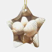 Ornement Étoile En Céramique Tropical Sunny Sea Shells (Gauche)