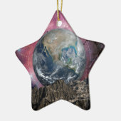 Ornement Étoile En Céramique Une Place Dans L'Espace (Gauche)