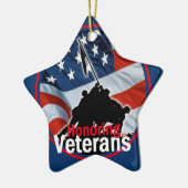 Ornement Étoile En Céramique Vétérans (Gauche)
