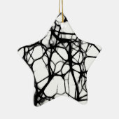 Ornement Étoile En Céramique Web neuronal 1 (Droite)