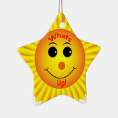 Ornement Étoile En Céramique Whats Up ! (Droite)