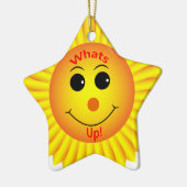 Ornement Étoile En Céramique Whats Up ! (Gauche)