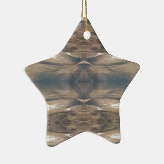 Ornement Étoile En Céramique Wildlife Leopard Wild Animal Pattern (Droite)