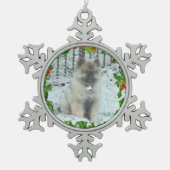 Ornement fait sur commande 1 de flocon de neige (Devant)