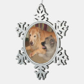 Ornement fait sur commande 2 de flocon de neige (Vue impression)