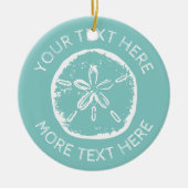 Ornement fait sur commande d'arbre du dollar de (Devant)