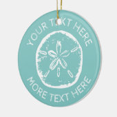 Ornement fait sur commande d'arbre du dollar de (Gauche)