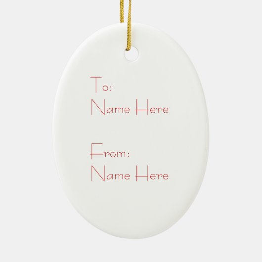 Ornement fait sur commande de chat de gingembre (Dos)