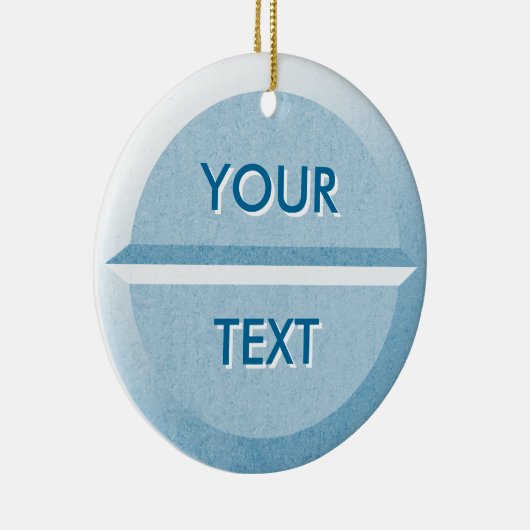 Ornement fait sur commande de comprimé de pilule (Droite)