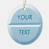 Ornement fait sur commande de comprimé de pilule (Gauche)