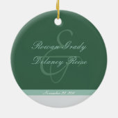 Ornement fait sur commande de ęr Noël de jumeaux (Dos)