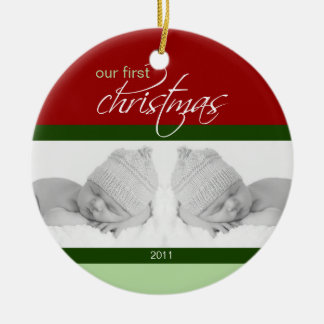 Ornement fait sur commande de ęr Noël de jumeaux