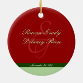 Ornement fait sur commande de ęr Noël de jumeaux (Dos)