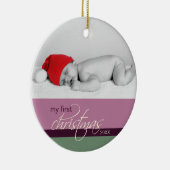 Ornement fait sur commande de ęr Noël du bébé (Droite)