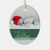 Ornement fait sur commande de ęr Noël du bébé (Droite)