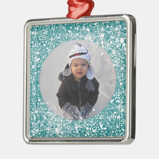 Ornement fait sur commande de flocon de neige (Gauche)