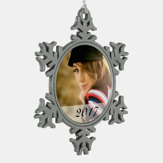 Ornement fait sur commande de flocon de neige de (Gauche)