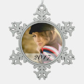 Ornement fait sur commande de flocon de neige de (Devant)