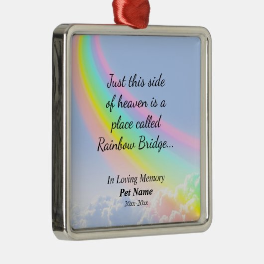 Ornement fait sur commande de mémorial d'animal (Droite)